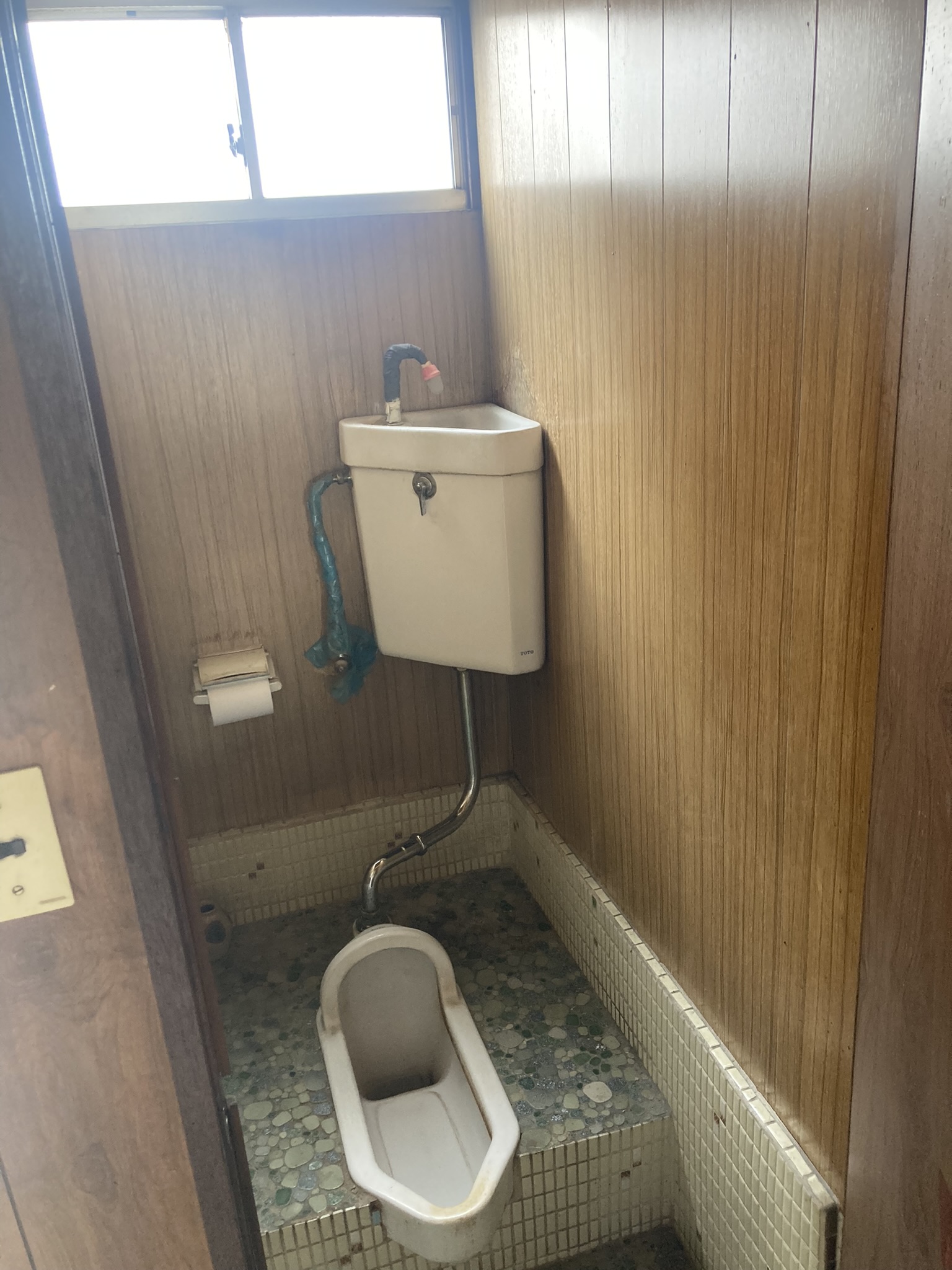段差付き和式トイレの状態